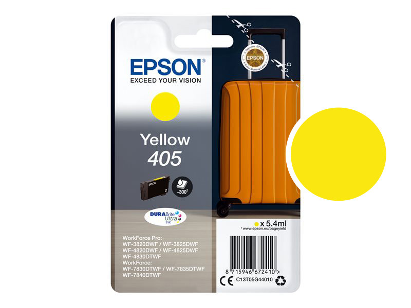 Epson 405 Cartouche d'encre Jaune 300 pages