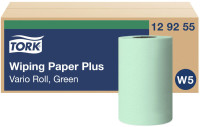 TORK Rouleau papier d'essuyage, 2 plis, 55 m, fort, vert