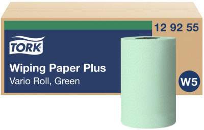 TORK Rouleau papier d'essuyage, 2 plis, 55 m, fort, vert