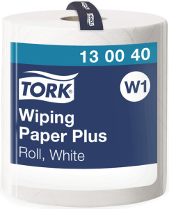 TORK Rouleau de papier nettoyant multi-usages, 2 plis, bleu