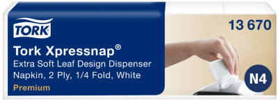 TORK Xpressnap Serviette pour distributeur, blanc