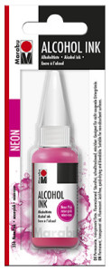 Marabu permanente Tinte Alcohol Ink, neon-pink (334), 20 ml