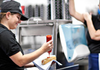 TORK Distributeur pour chiffons de nettoyage,turquoise/blanc