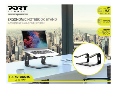 Port Technology : STAND NOTEBOOK ALUMINIUM