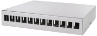 Boîtier de point de consolidation LogiLink, 12 ports, gris clair Boîtier de point de consolidation LogiLink, 12 ports, gris clair