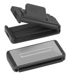 IWH Arrêt pour ceinture de sécurité, en plastique, noir