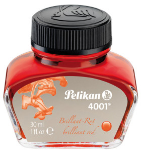 Pelikan Encre 4001 dans un flacon, rose vif, contenu: 30 ml