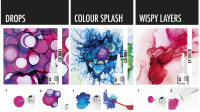 Marabu Encre permanente Alcohol Ink, noir, 20 ml