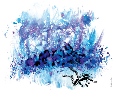 Marabu Set d'encre permanente Alcohol Ink UNDERWATER