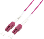 LogiLink Câble patch à fibre optique Uniboot, 2x duplex LC LogiLink Câble patch à fibre optique Uniboot, 2x duplex LC