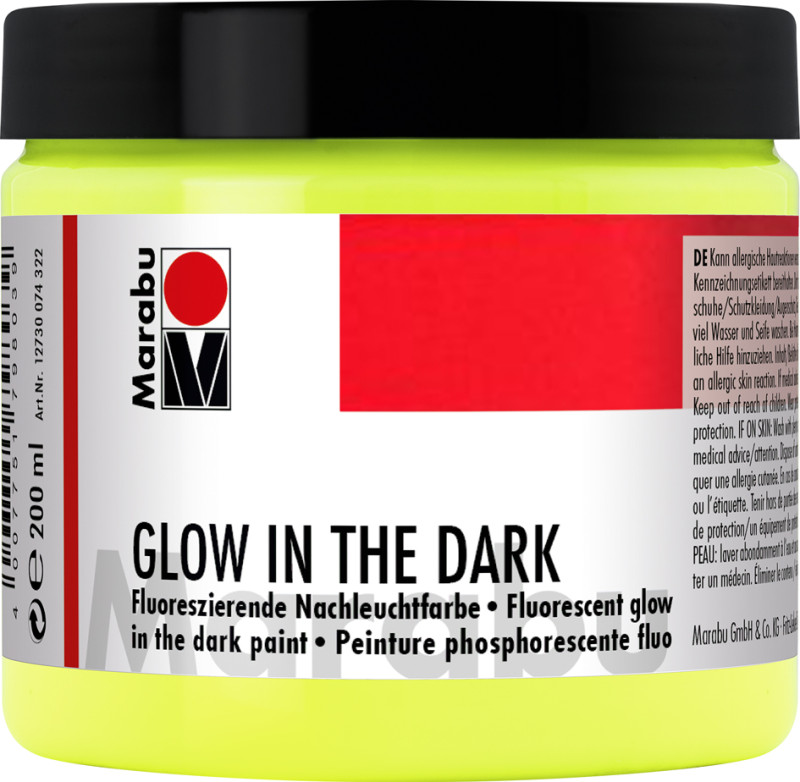 Peinture phosphorescente en spray glow in the dark, 150 ml