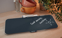 LEITZ Bloc-notes en verre Cosy pour le bureau, bleu LEITZ Bloc-notes en verre Cosy pour le bureau, bleu