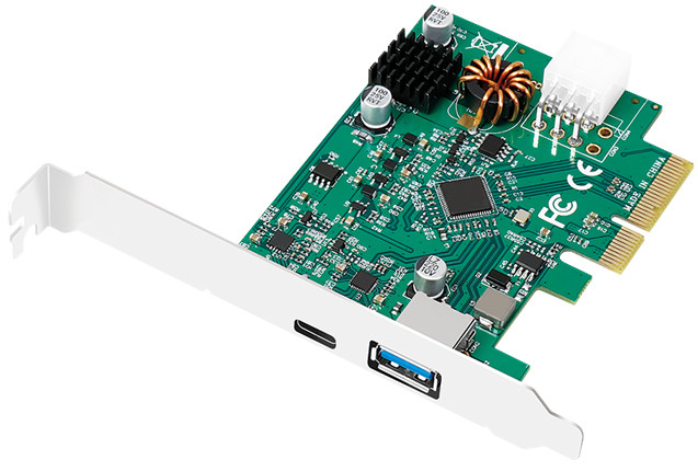 LogiLink Carte PCI Express USB 3.2, 2 ports, 10 GBit/sec.