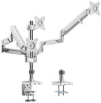 LogiLink TFT-/LCD-Monitorarm, aus Aluminium, 3-fach, silber LogiLink TFT-/LCD-Monitorarm, aus Aluminium, 3-fach, silber