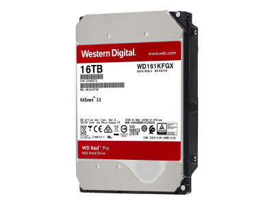 Western Digital : 16TB RED PRO 512Mo CMR 3.5IN SATA 6GB/S INTELLIPOWERRPM