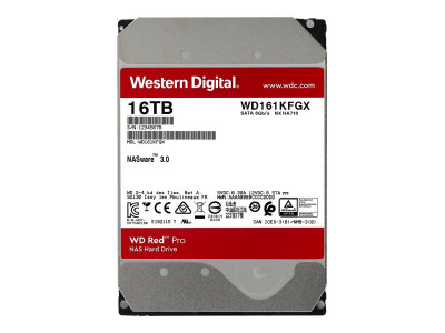 Western Digital : 16TB RED PRO 512Mo CMR 3.5IN SATA 6GB/S INTELLIPOWERRPM