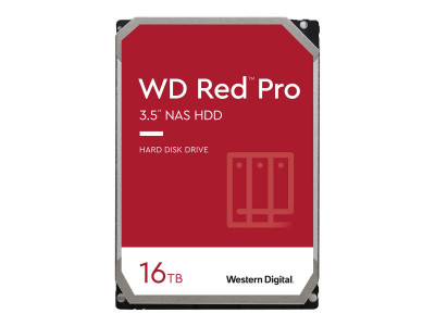Western Digital : 16TB RED PRO 512Mo CMR 3.5IN SATA 6GB/S INTELLIPOWERRPM