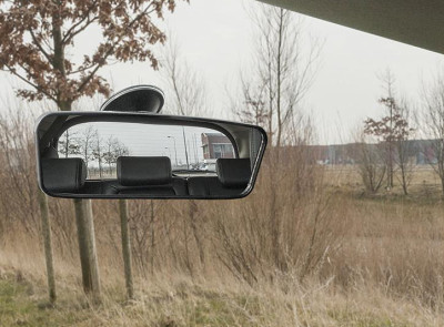 IWH Rétroviseur avec ventouse pour voiture, noir