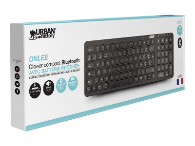 Urban Factory : COMPACT BLUETOOTH KEYBOARD avec RECHARGEABLE batterie fr