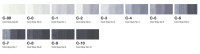 Marqueurs à croquis COPIC, lot de 12 « Gray tons CG »