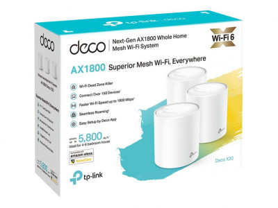 TP-Link : AX1800 MESH WI-FI SYSTEM 3-pack WHOLE-HOME WI-FI 6