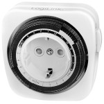 Minuterie mécanique d'intérieur LogiLink, blanc