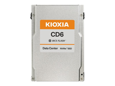 Kioxia : CD6-R ESSD 1920 GB PCIE4 1X4 U.3 15MM TLC BICS FLASH 1DWPD