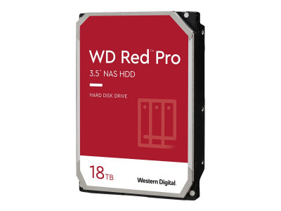Western Digital : 18TB RED PRO 512Mo CMR 3.5IN SATA 6GB/S INTELLIPOWERRPM