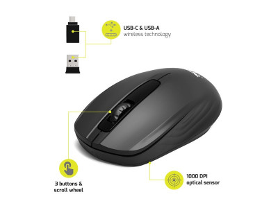 Port Technology : MOUSE WIRELESS BUDGET retail