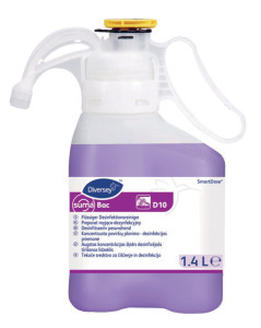 Suma Nettoyant désinfectant Bac D10, système SmartDose, 1,4L