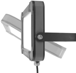 ANSMANN LED-Wandstrahler LUMINARY WFL1600, IP54, schwarz