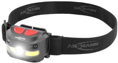 ANSMANN Sensor-LED-Kopflampe HD250RS, 250 Lumen, IP54