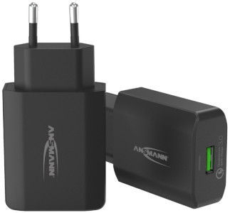 ANSMANN USB-Adapterstecker HOME CHARGER 130Q, schwarz