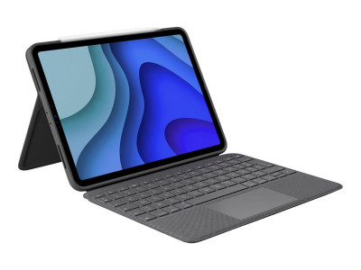 Logitech : FOLIO TOUCH IPAD AIR 4TH GEN OXFORD GREY FRA CENTRAL