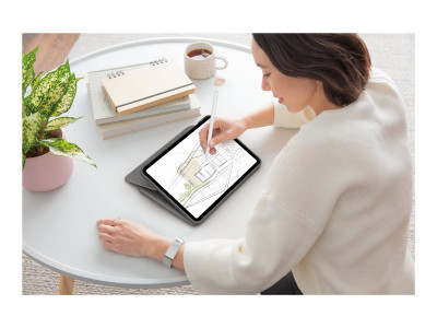 Logitech : FOLIO TOUCH IPAD AIR 4TH GEN OXFORD GREY FRA CENTRAL