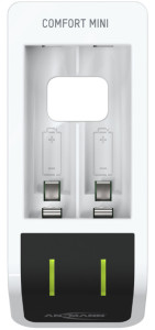 Chargeur rapide ANSMANN Comfort Mini avec 2 batteries