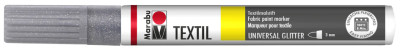 Marabu Marqueur pour tissu Textil Painter Glitter, jaune