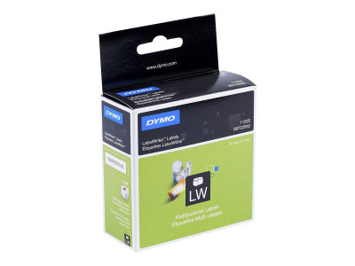 Dymo : MULTI-PURPOSE WHITE LABELS 19X51MM 1 ROLL (500)