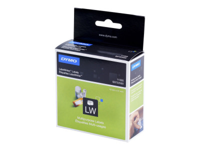 Dymo : MULTI-PURPOSE WHITE LABELS 19X51MM 1 ROLL (500)