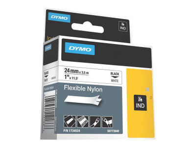 Dymo : 24 MM FLEXI NYLON LABEL WHITE RHINO