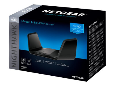 Netgear : 5PT TRI-BAND 8-STREAM AX6600 ROUTER