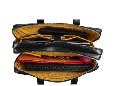 Sac bandoulière EXACOMPTA EXACTIVE pour carnet, cuir, noir