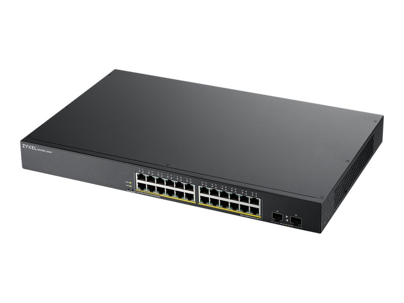 Zyxel : GS1900-24HP V2 24 PORT GBE L2 POE+ SMART SWITCH