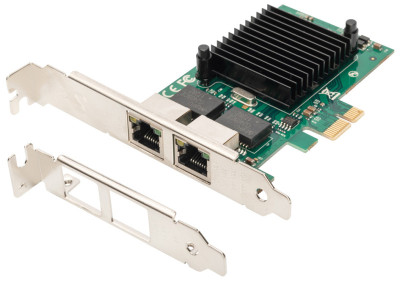 DIGITUS Carte PCI Express Dual Gigabit Ethernet, 2 ports