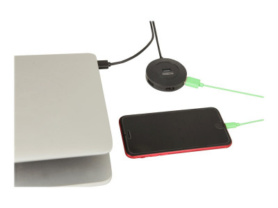 Urban Factory : MINEE: USB 2.0 HUB 4 PORTS BLACK