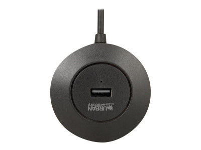 Urban Factory : MINEE: USB 2.0 HUB 4 PORTS BLACK