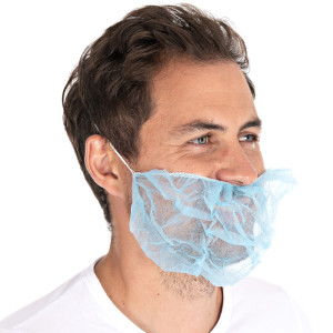 HYGOSTAR Couvre-barbe en PP, blanc