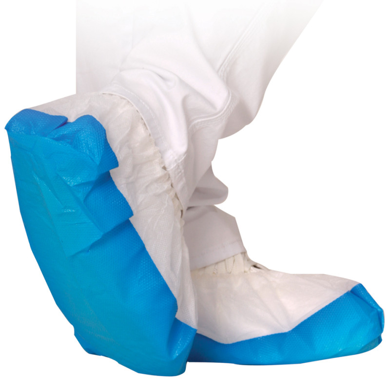 HYGOSTAR Surchaussure en PP SAFE HYGOSTAR, blanc/bleu