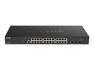 D-Link : 24 X 10G BASE-T PORTS + 4 X 10G 25G SFP28 PORTS SM SWITCH