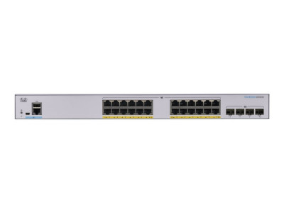 Cisco : CBS250 SMART 24-PORT GE FULL POE 4X10G SFP+